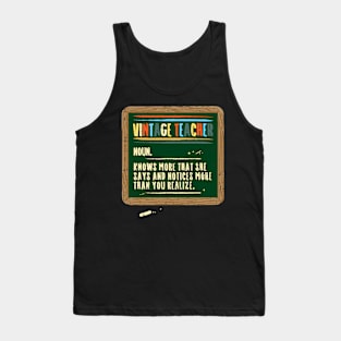 Vintage Teacher Definition Tank Top